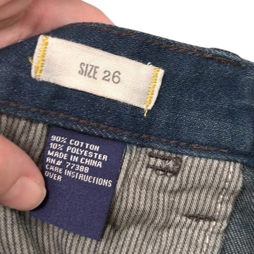 Women's Madewell Jeans‎ size 26 Skinny Skinny High Rise Dark Wash - Picture 3 of 7